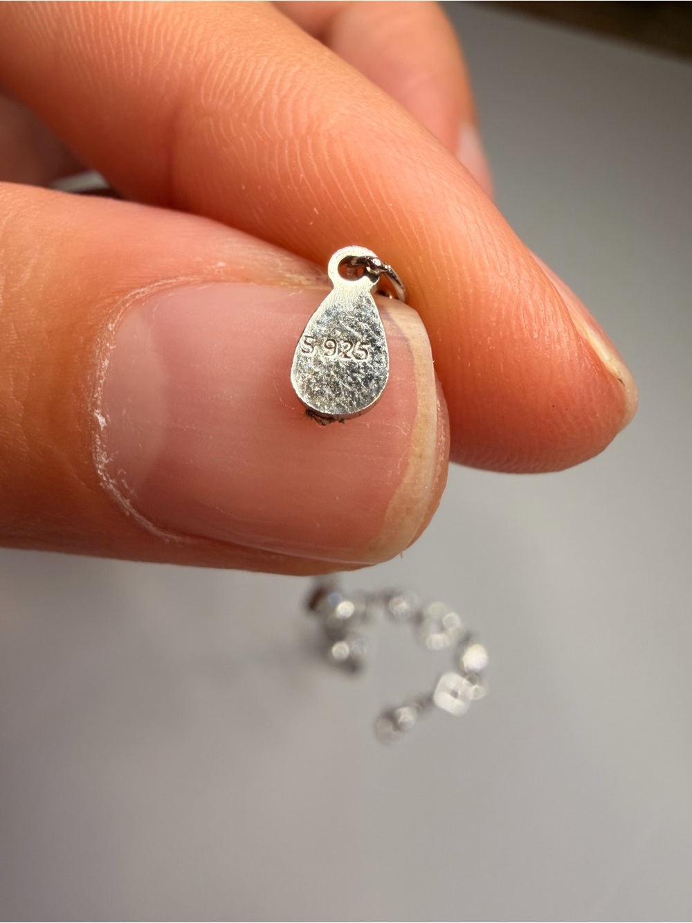 925 Sterling Silver Swarovski Stone Charm Bracelet - Picture 11 of 11